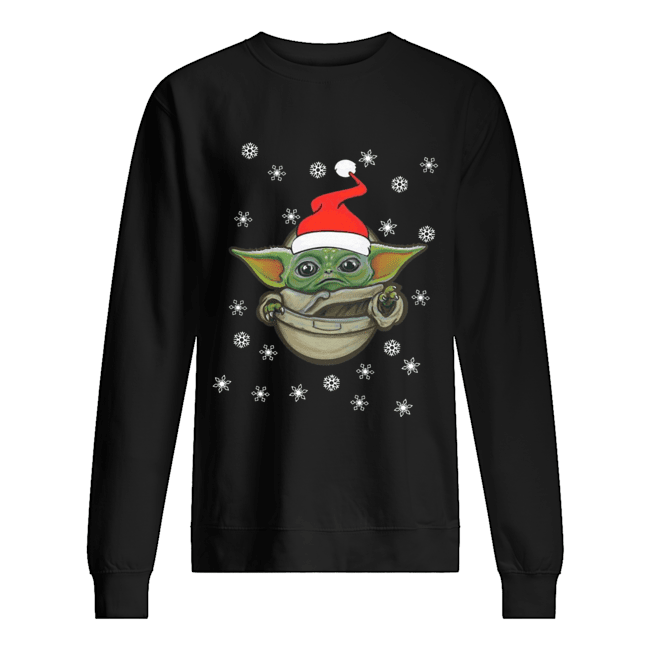 Santa Baby Yoda Snow Christmas Unisex Sweatshirt