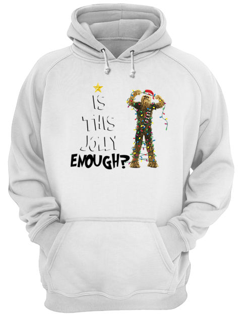 Santa Chewbacca is this jolly enough christmas Unisex Hoodie