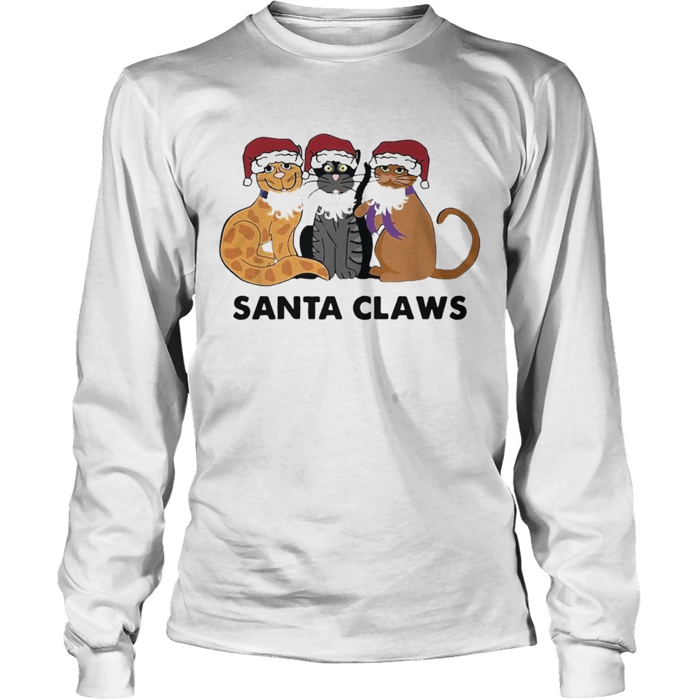 Santa Claws Cats Christmas uglyt LongSleeve