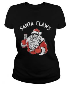 Santa Claws Christmas White Claw Hard Seltzer  Classic Ladies