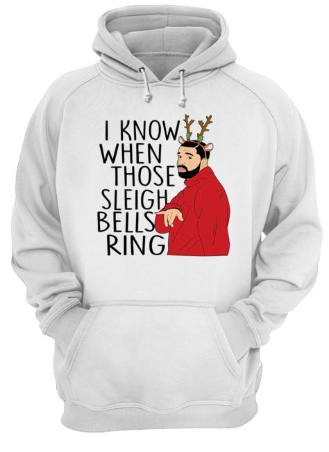 Santa Fake I know when those sleigh bells rings christmas Unisex Hoodie