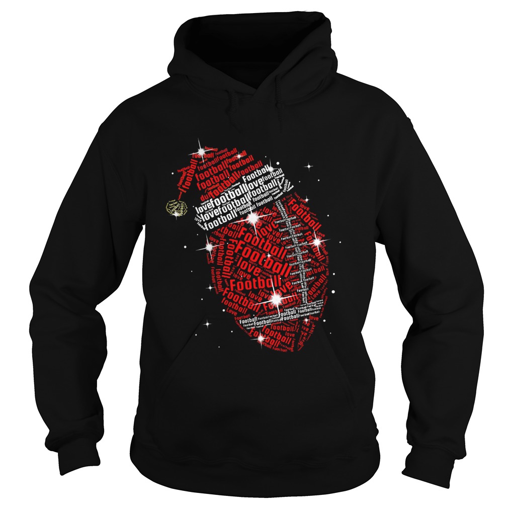 Santa Football Diamond Christmas Hoodie