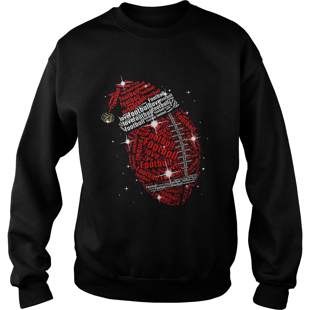 Santa Football Diamond Christmas Sweatshirt