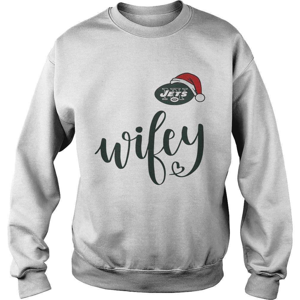 Santa New York Jets wifey Christmas Sweatshirt