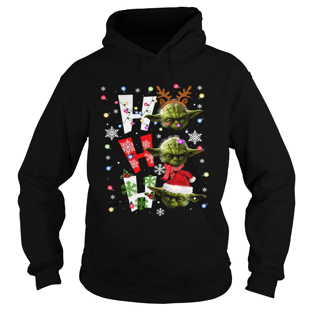 Santa Yoda ho ho ho christmas Hoodie