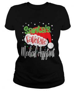 Santas Favorite Medical Assistant Funny Christmas Xmas  Classic Ladies