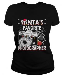 Santas Favorite Photographer Christmas Gift  Classic Ladies