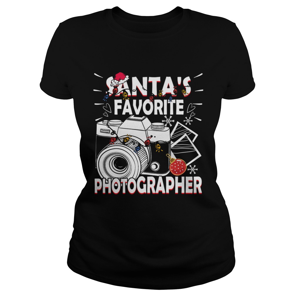 Santas Favorite Photographer Christmas Gift Classic Ladies