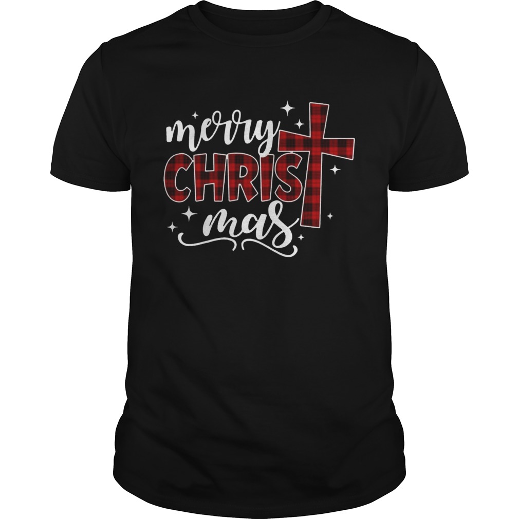 Merry Christmas Christ Cross Sweatshirt Nice Christmas shirt