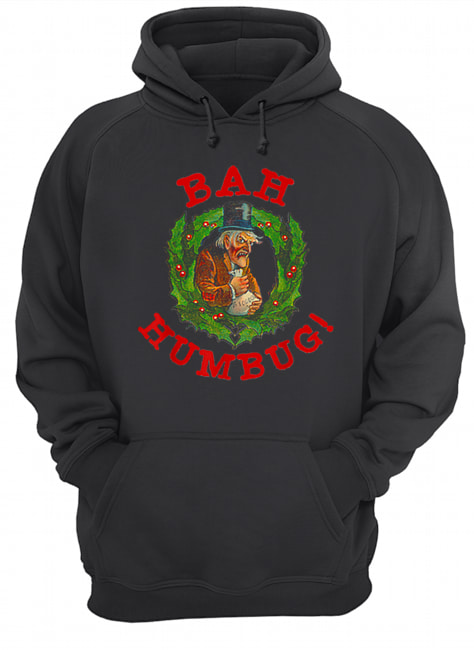 Scrooge Bah Humbug Art-Funny Anti Christmas Spirit Unisex Hoodie