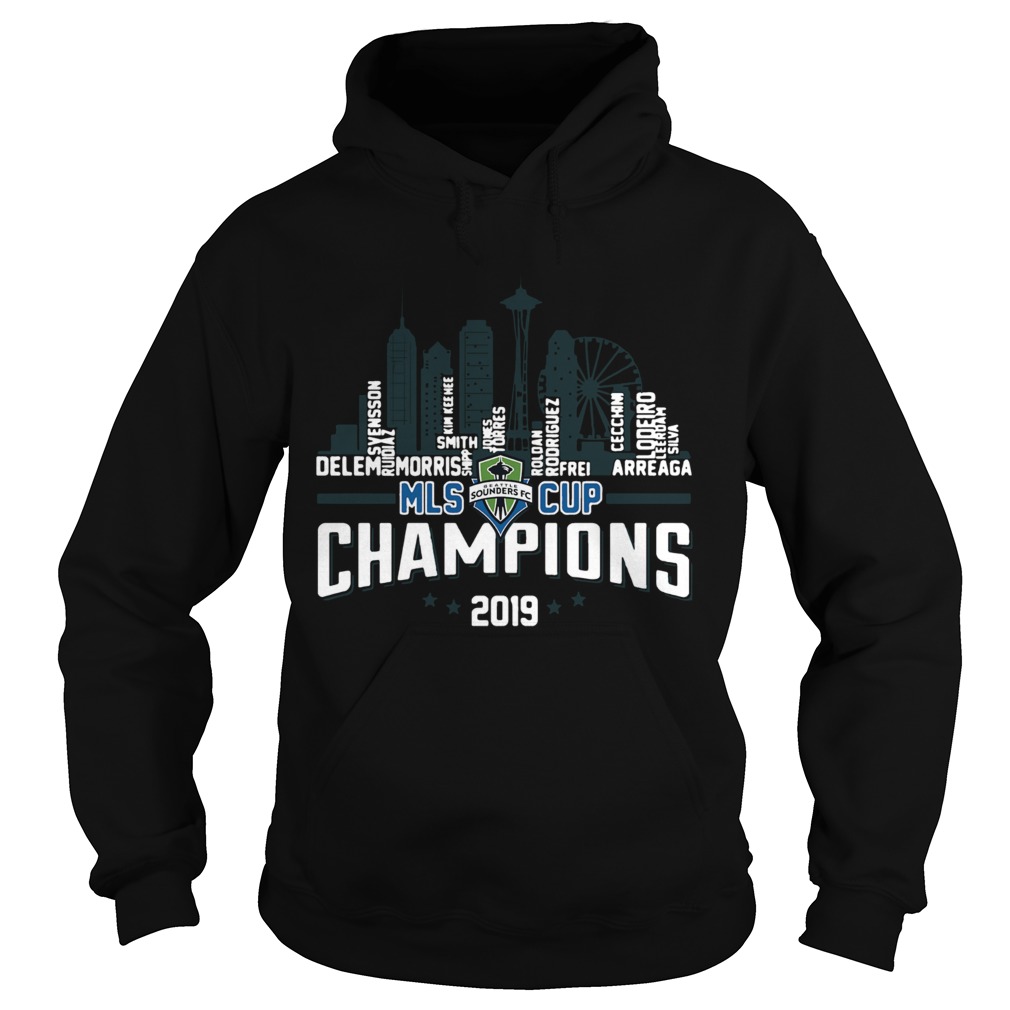 Seattle Sounders MLS Cup Champions 2019 Building Hoodie