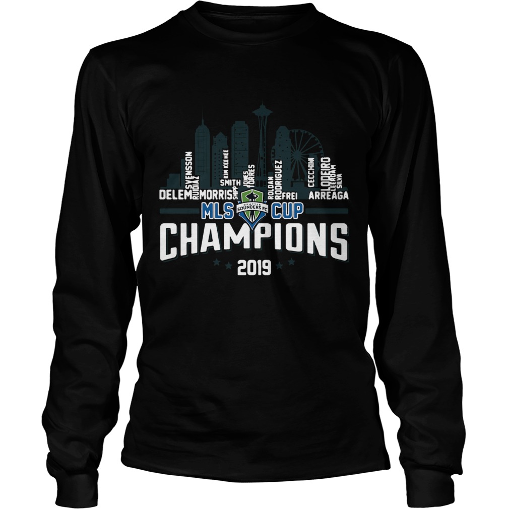 Seattle Sounders MLS Cup Champions 2019 Building LongSleeve