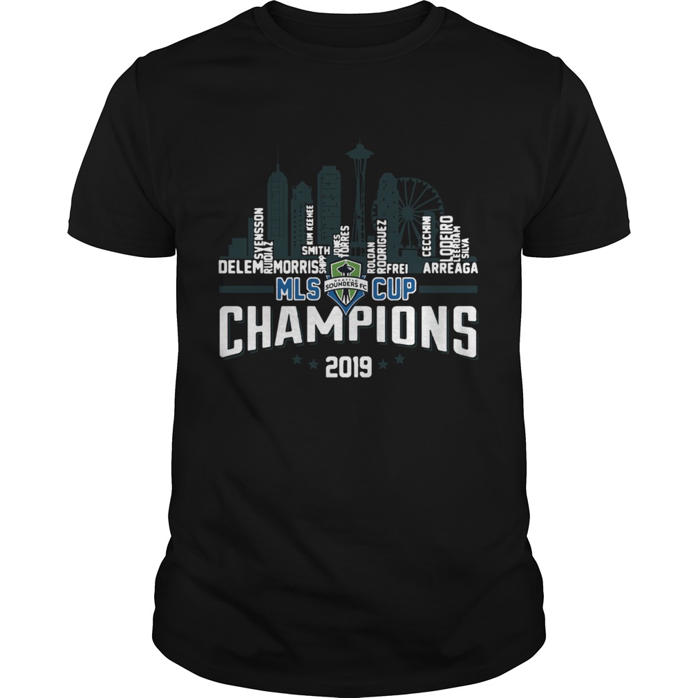 Seattle Sounders MLS Cup Champions 2019 Building shirt