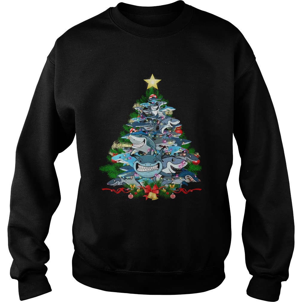 Shark Christmas Tree Sweatshirt