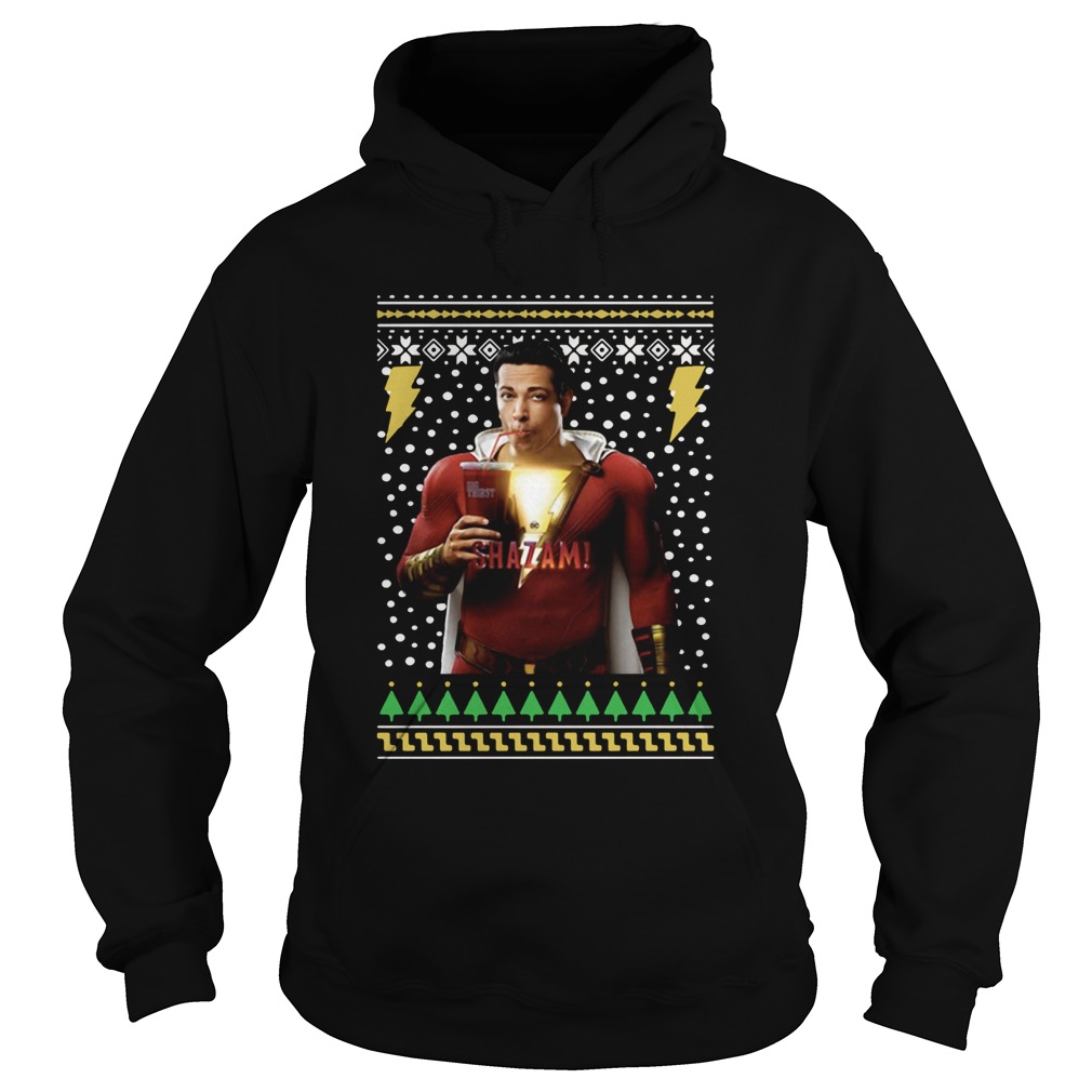 Shazam Ugly Christmas Hoodie