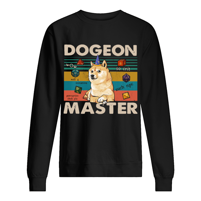 Shiba Dogeon Master Vintage Unisex Sweatshirt