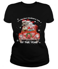 Shihtzu Wonderful Time Of The Year Christmas  Classic Ladies