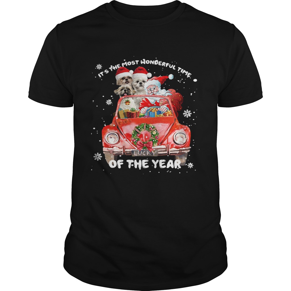 Shihtzu Wonderful Time Of The Year Christmas shirt