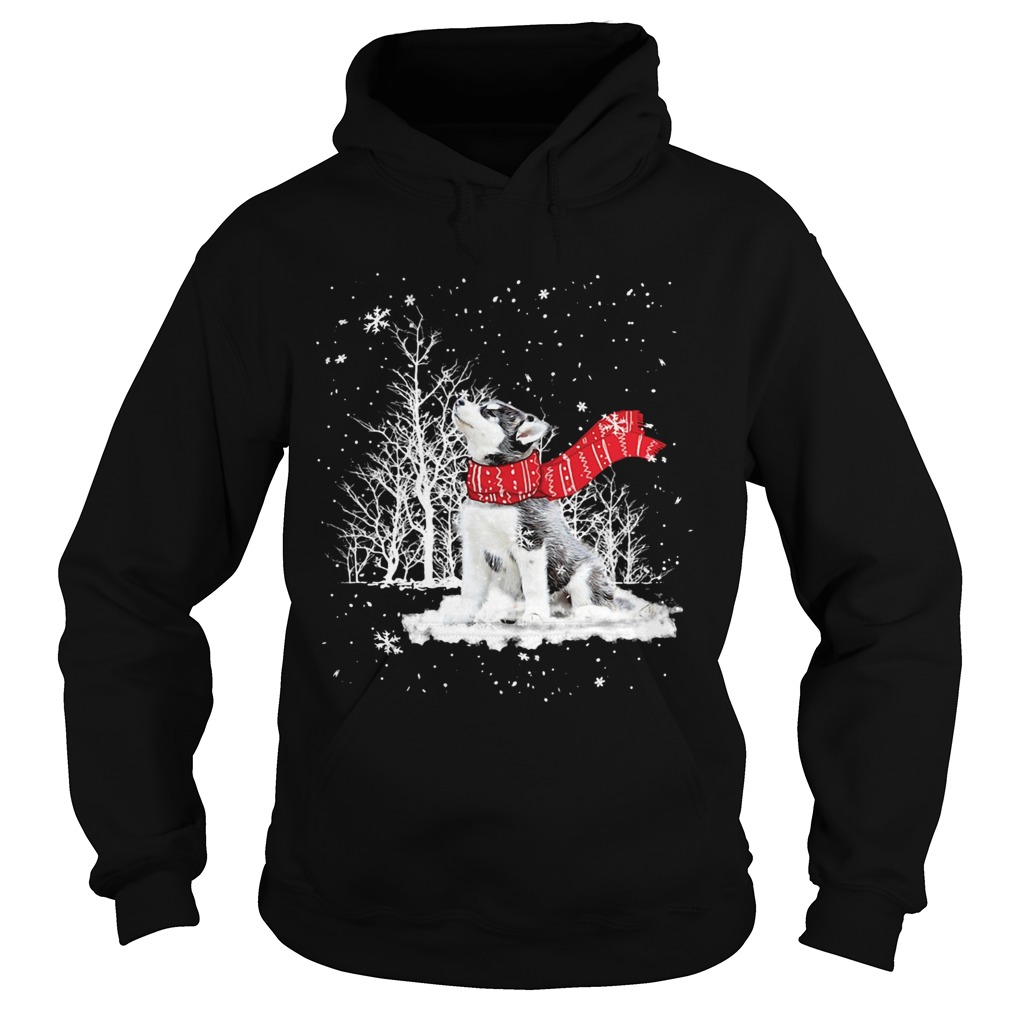 Siberian Husky Snow Crewneck Hoodie