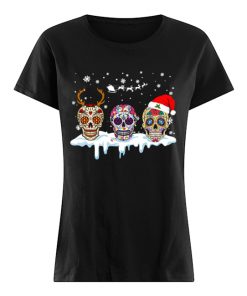 Skull Tattoos Christmas  Classic Women's T-shirt