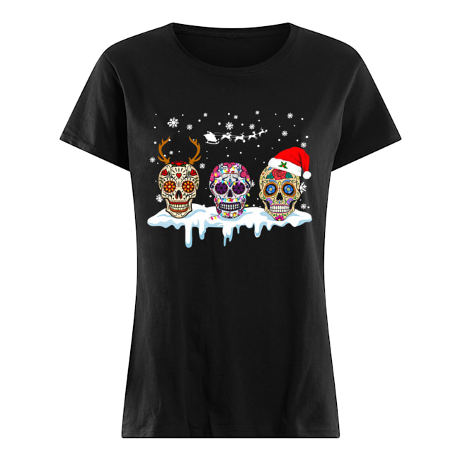 Skull Tattoos Christmas Classic Women's T-shirt