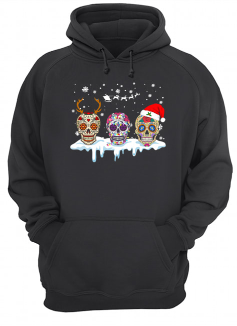 Skull Tattoos Christmas Unisex Hoodie