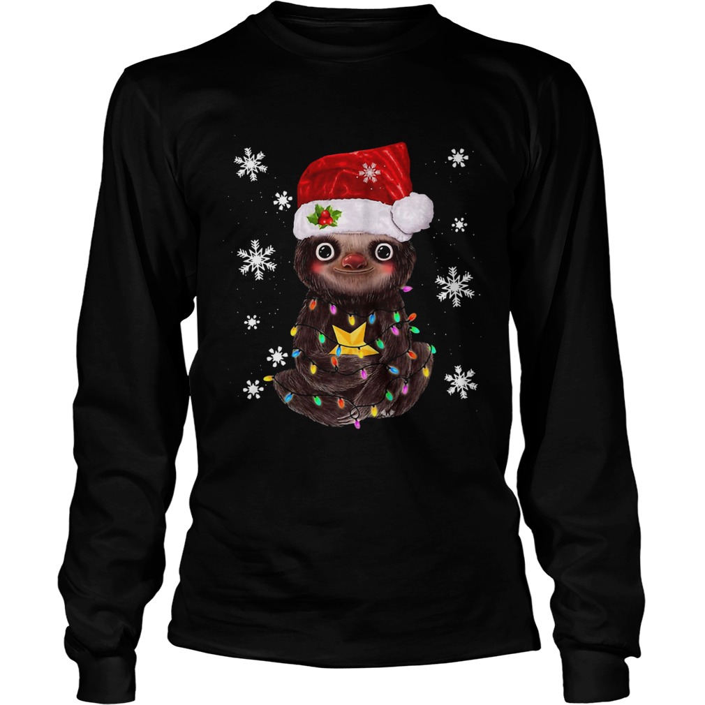 Sloth Christmas Light LongSleeve