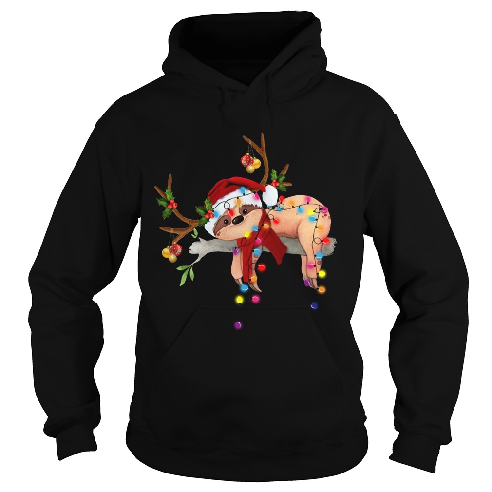 Sloth Gorgeous Reindeer Hoodie