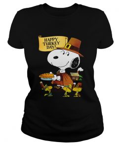 Snoopy And Woodstocks Happy Turkey Day  Classic Ladies