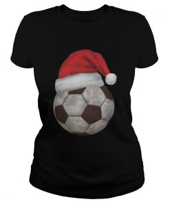 Soccer Santa Funny Merry Xmas  Classic Ladies