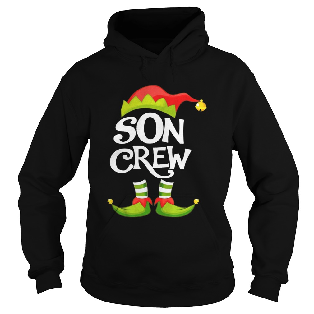 Son Crew Elf Christmas Holiday Hoodie