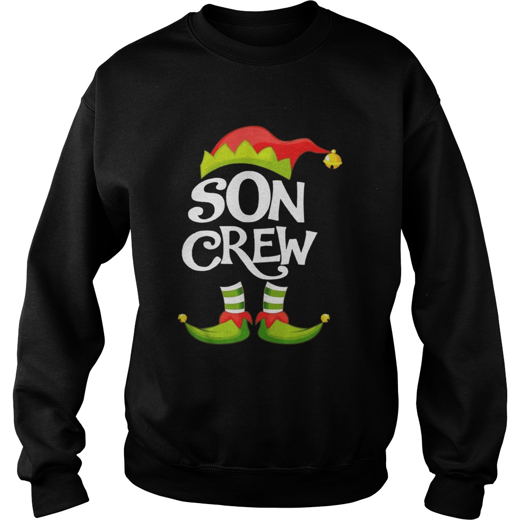 Son Crew Elf Christmas Holiday Sweatshirt