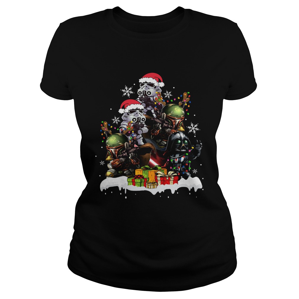 Star Wars Boba Fett Darth Vader Stormtrooper Boba Christmas Tree best Classic Ladies