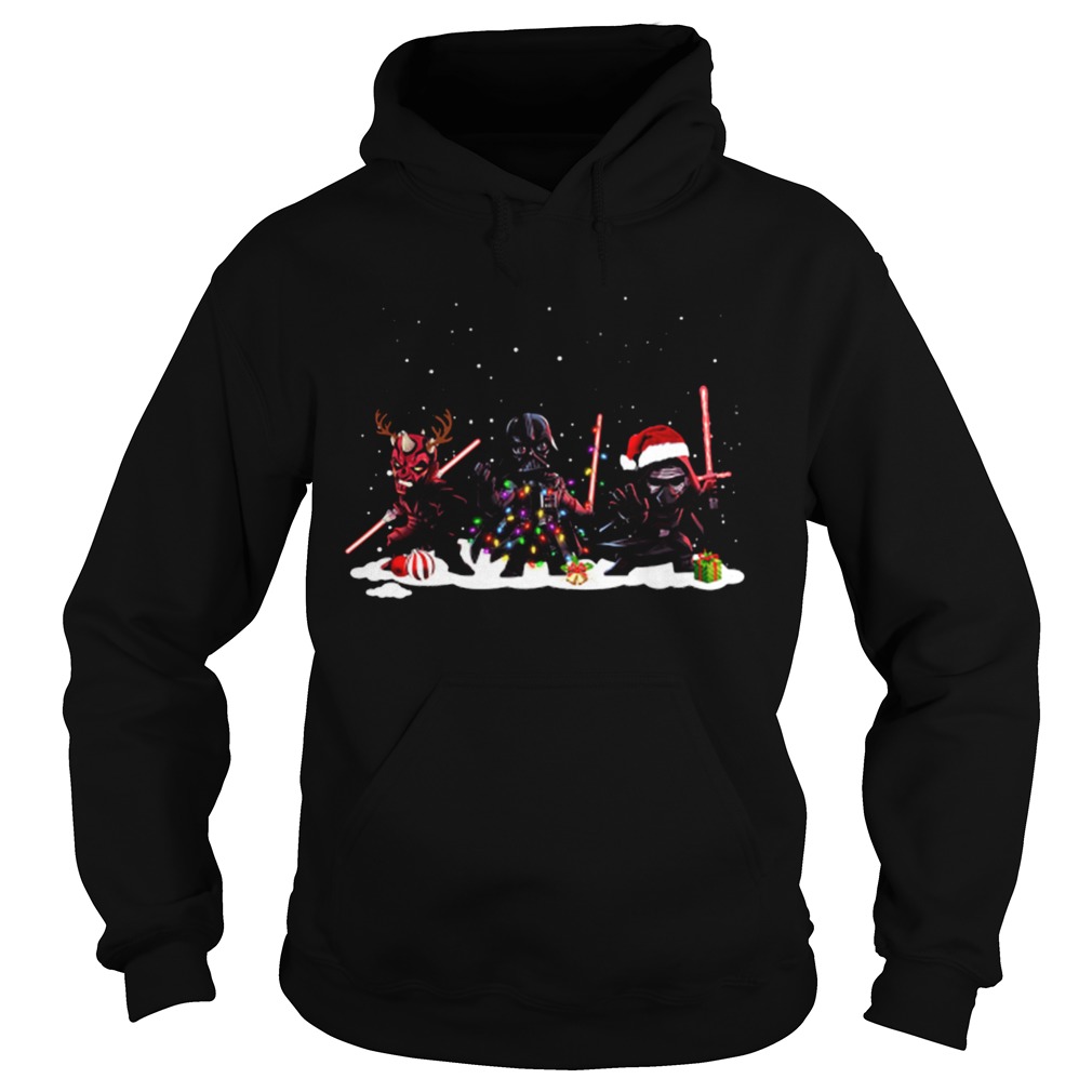 Star Wars Darth Maul Darth Vader Kylo Ren Christmas Hoodie