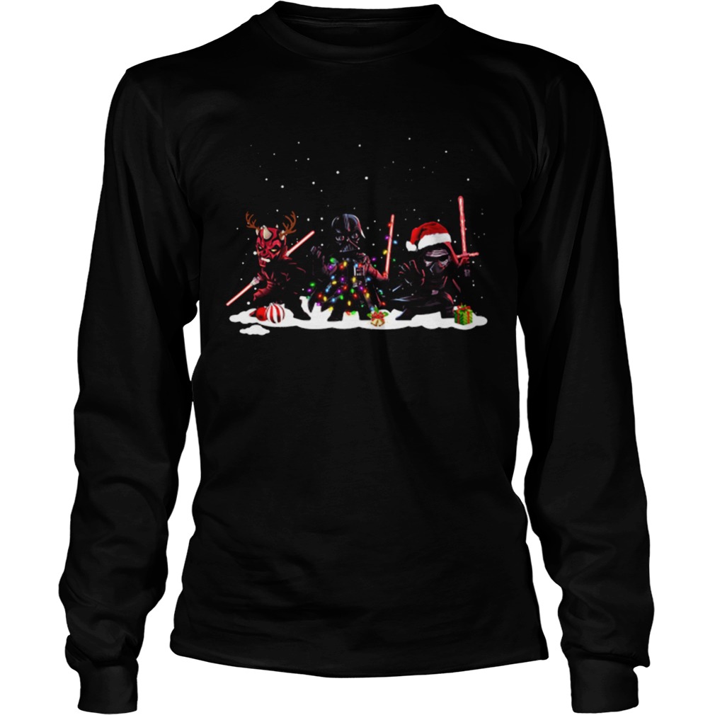 Star Wars Darth Maul Darth Vader Kylo Ren Christmas LongSleeve