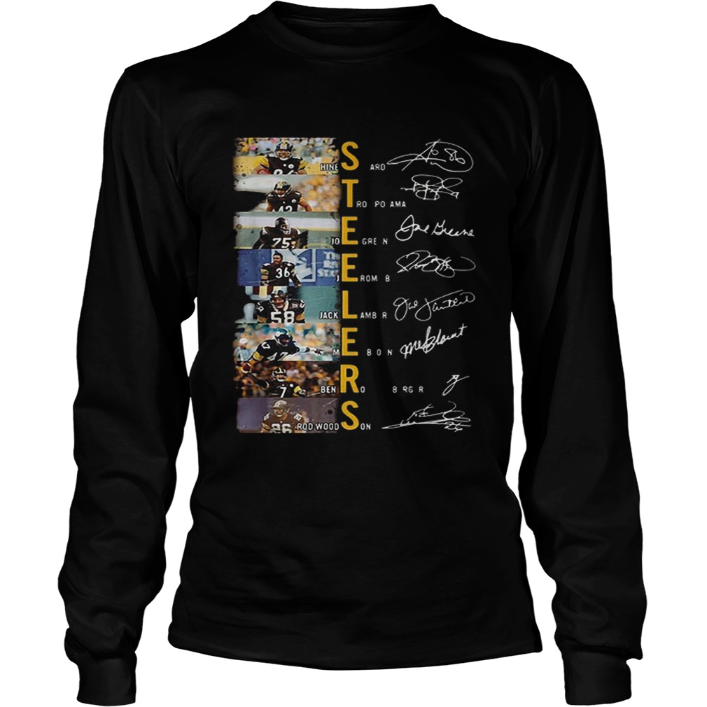 Steelers Hines Ward Troy Polamalu Joe Greene Jerome Bettis LongSleeve