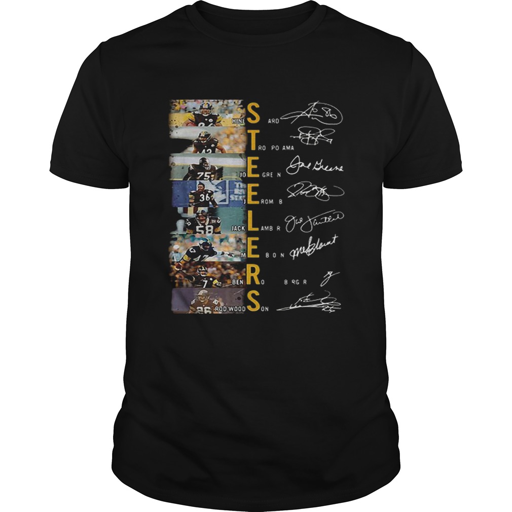 Steelers Hines Ward Troy Polamalu Joe Greene Jerome Bettis shirt