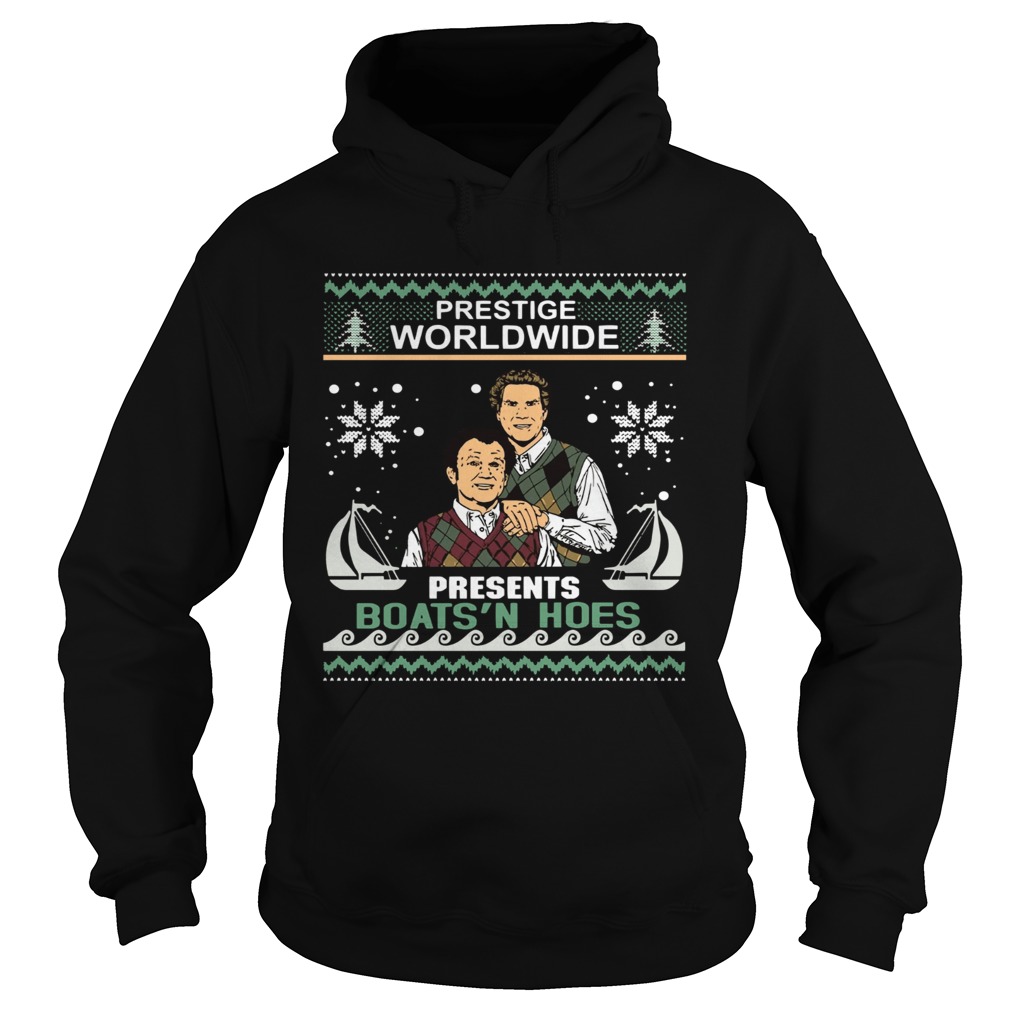 Step Brothers Prestige worldwide presents boats n hoes Christmas Hoodie