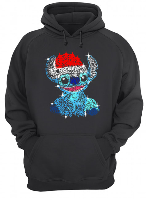 Stitch Diamond Merry Christmas Unisex Hoodie