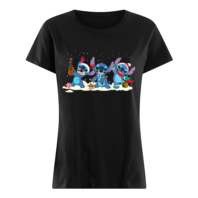 Stitch Funny Christmas Classic Women's T-shirt