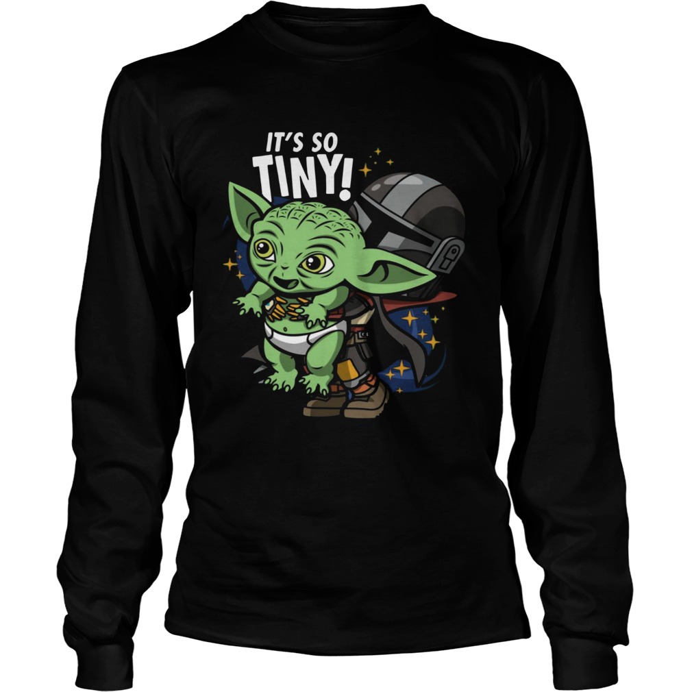 Stormtrooper and Baby Yoda Its So Tiny LongSleeve