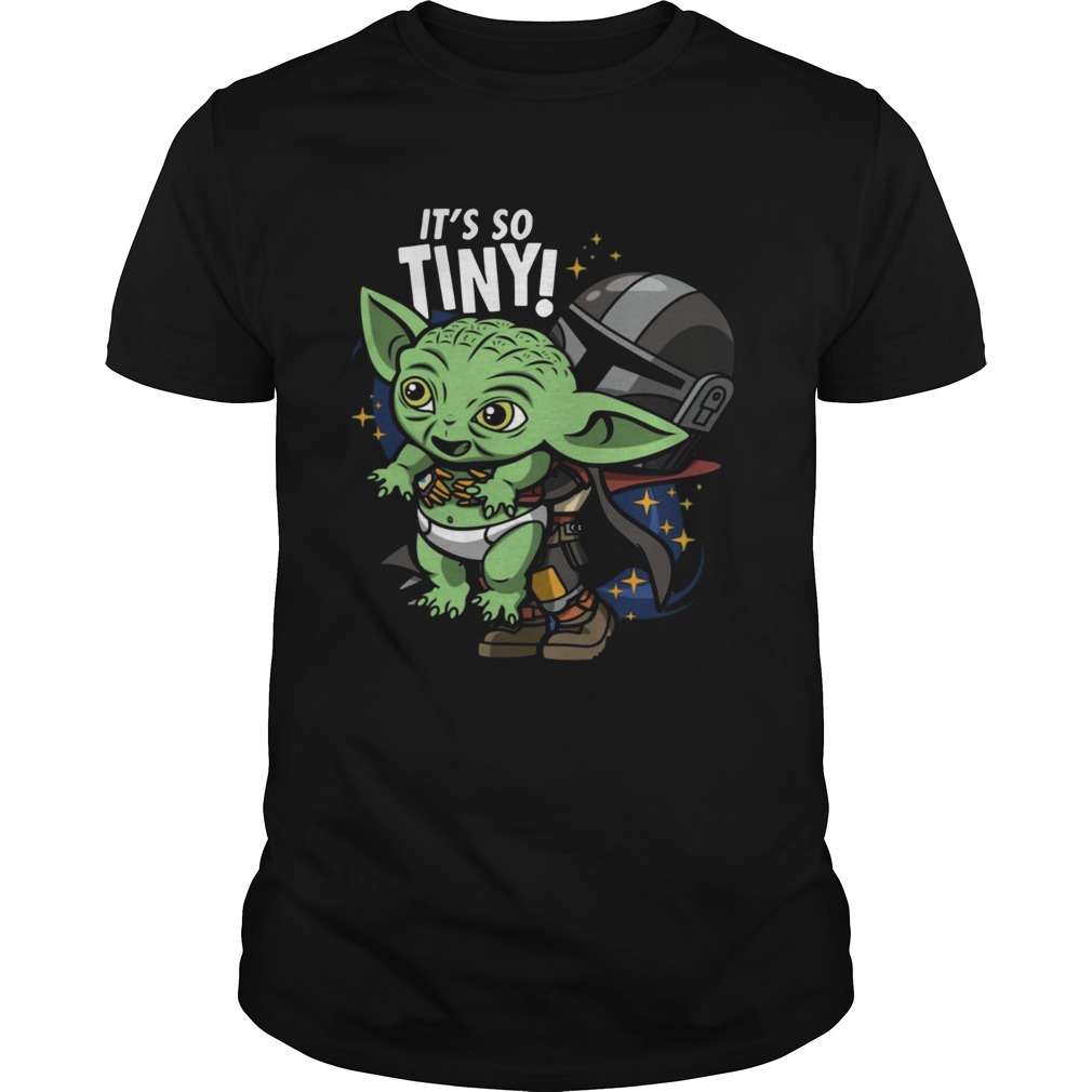 Stormtrooper and Baby Yoda Its So Tiny shirt