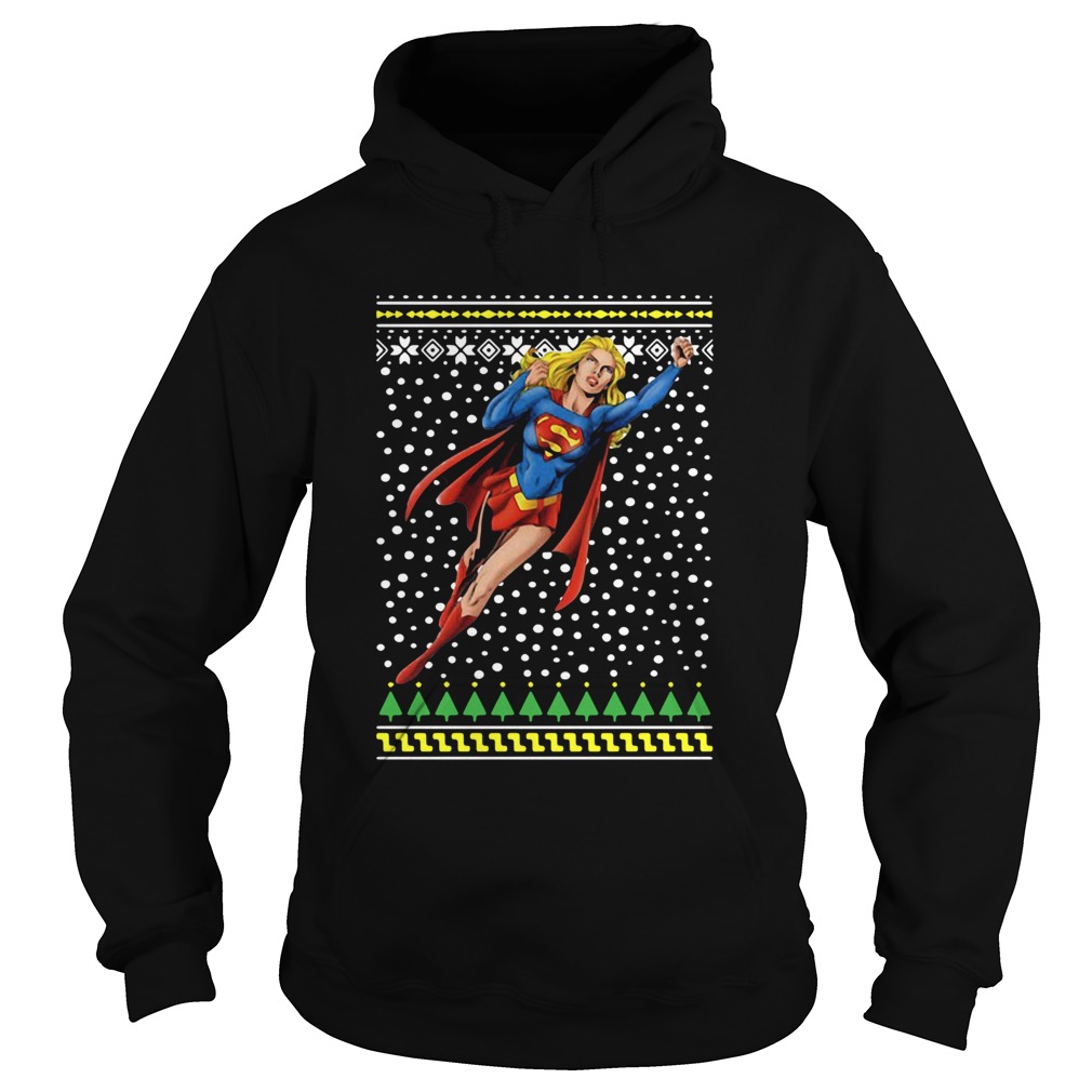 Supergirl Christmas Ugly Christmas Hoodie