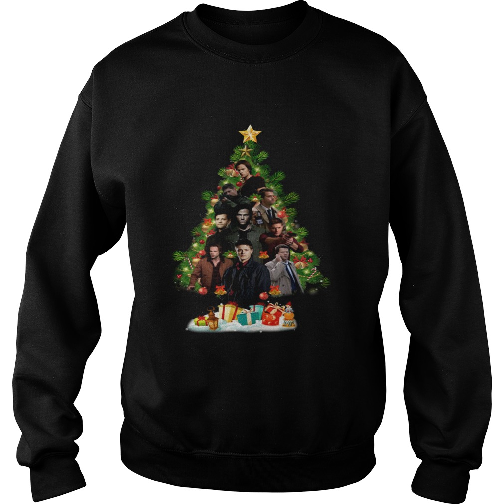 Supernatural Christmas Tree Sweatshirt