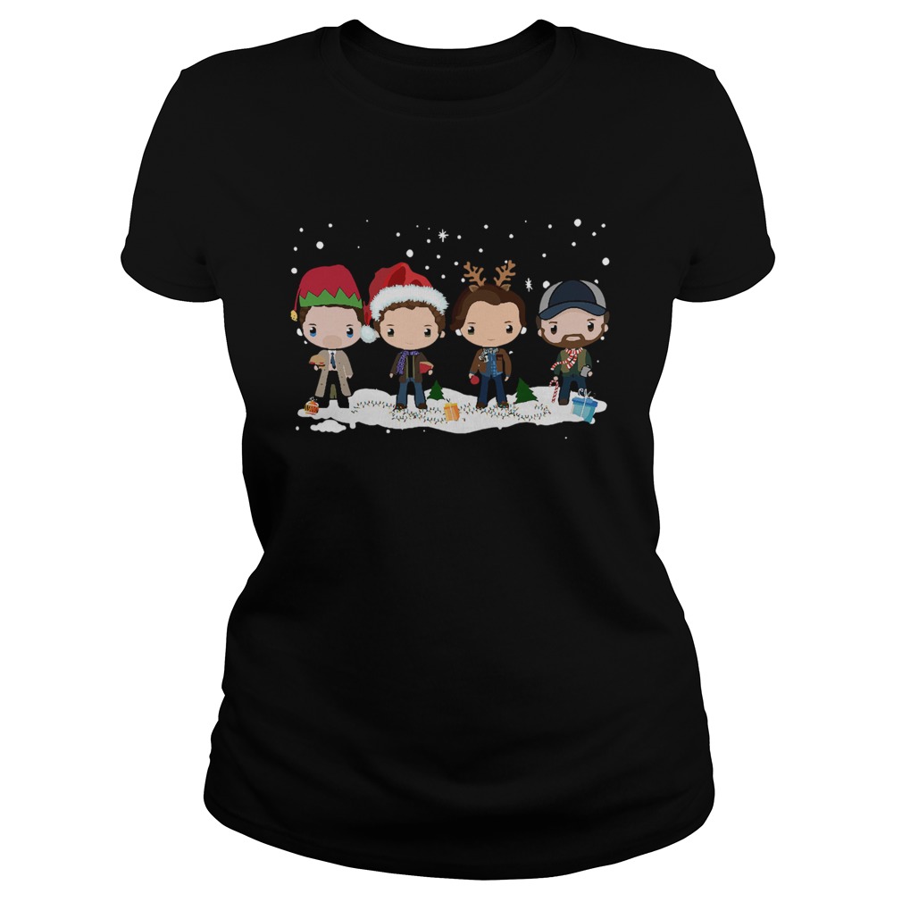 Supernatural Winchester Chibi Christmas Classic Ladies