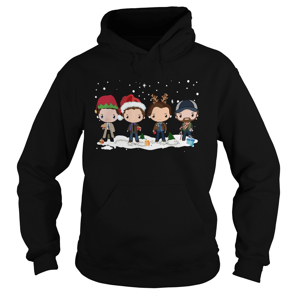 Supernatural Winchester Chibi Christmas Hoodie