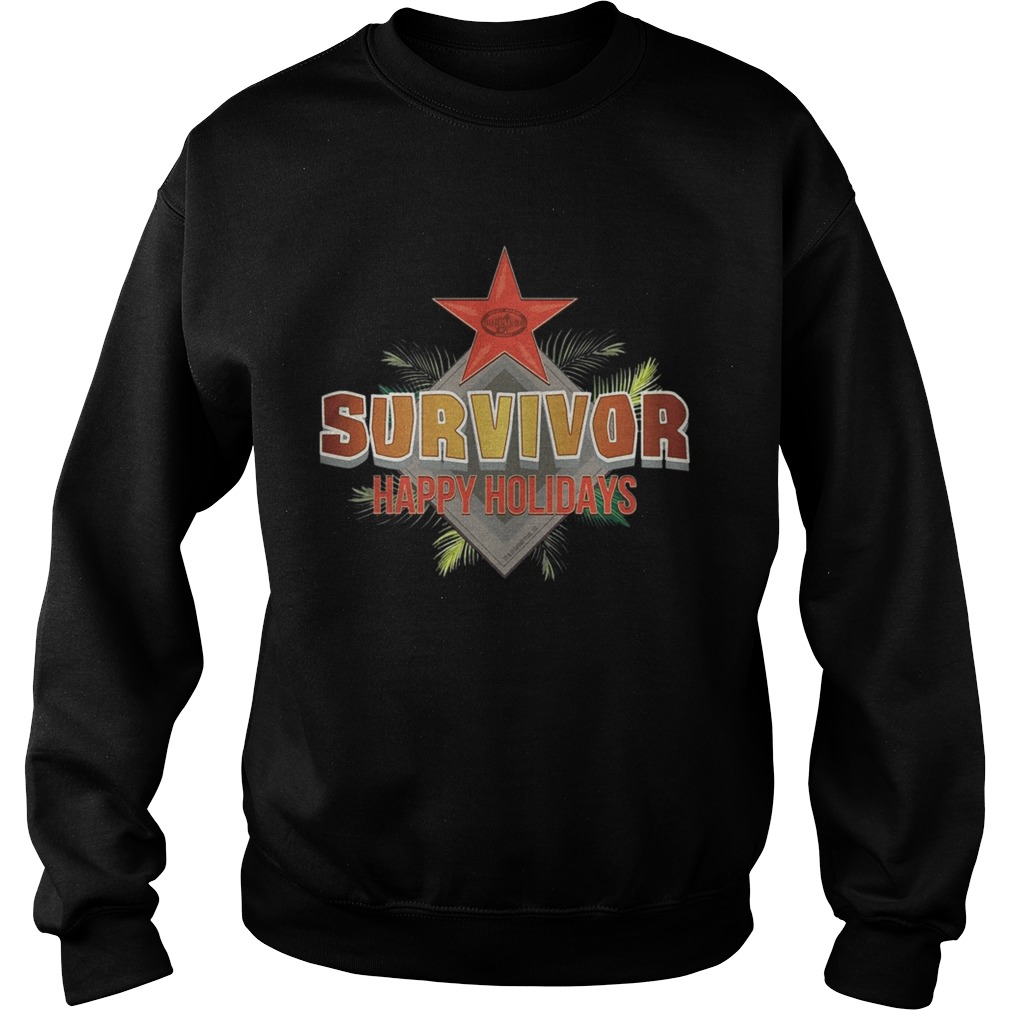 Survivor Happy Holidays Christmas Sweatshirt