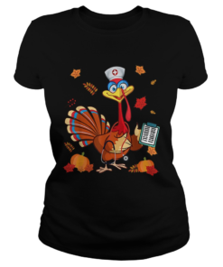 Thanksgiving Nurse Turkey Cute Family Gift Men Women Funny  Classic Ladies