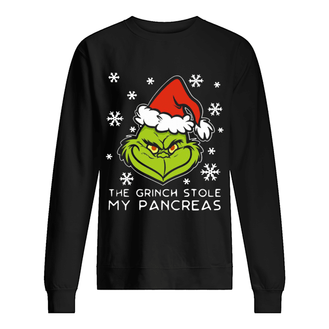 The Grinch Stole my pancreas Unisex Sweatshirt