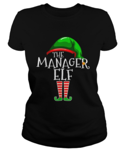 The Manager Elf Group Matching Family Christmas Gifts Boss  Classic Ladies